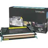 Lexmark C734A1YG C734, X734 Tonerkartusche 6.000 Seiten Rückgabe, gelb