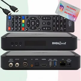 hts e-com TiVuSat Karte 4K UHD + DIGIQuest Q80 4K H.265 S2+T2 Combo Receiver - TiVuSat (Karte aktiviert)