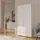 Forte Schwebetürenschrank Nook 100,1 x 190,5 x 39,1 cm Weiß