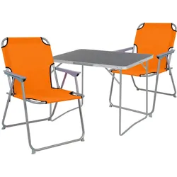 3er Campingmöbel Set Outdoor Camping Stuhl Aluminium Tisch klappbar