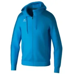 Erima Trainingsjacke Evo Star mit Kapuze (hoher Tragekomfort) curacaoblau Kinder