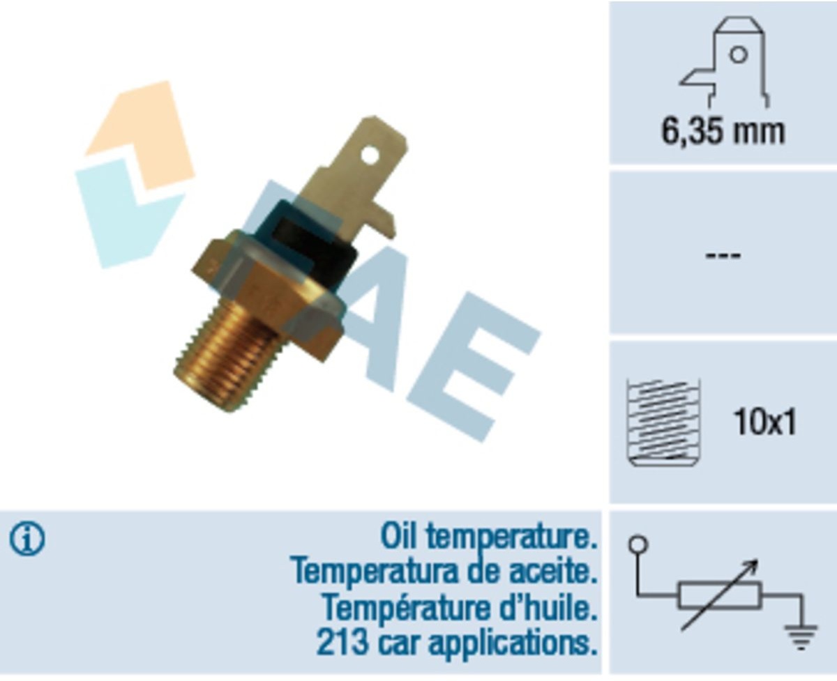 Capteur de température d'huile FAE 31610