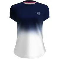 BIDI BADU Crew Tennisshirt Damen DBLWH - dark blue, white M