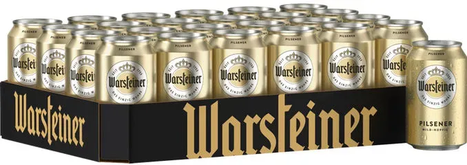 Warsteiner Pilsener, 24er Pack (EINWEG) zzgl. Pfand