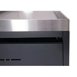 Mendler Mülltonnenverkleidung HWC-H40 125 x 69 x 84 cm grau