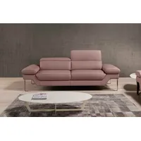 Egoitaliano 2,5-Sitzer »Princess, Designsofa und super bequem, tolle Detailverarbeitung«, inkl. verstellbarer Kopfteile, rosa