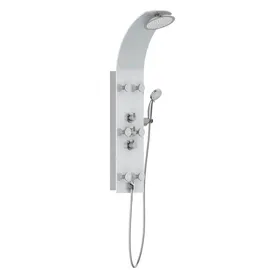 Schütte Duschpaneel LANZAROTE, weiß