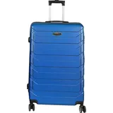 H4L Koffer Trolley Reisekoffer Hartschalenkoffer ABS Blau 49x30x74cm 4 Rollen