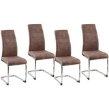 Hti-Living Schwingstuhl SallyC Braun 4er