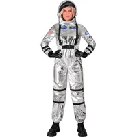 W WIDMANN MILANO Party Fashion - Kostüm Astronaut für Damen, Raumanzug mit Helm, Weltall Overall, Raumfahrer, Karnevalskostüme