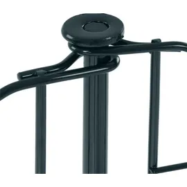 Estexo Teichzaun Set Zaunset Zaun 10 Elemente Steckzaun Gartenzaun Spitzbögen Anthrazit - Weiß