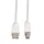 Value USB 2.0 Kabel, Typ A-B, weiß, 0,8 m
