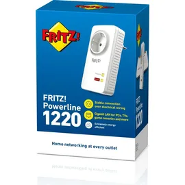 AVM FRITZ!Powerline 1220E International 1200 Mbps 1 Adapter