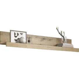 Home Affaire Wandregal HOME AFFAIRE "Ghent", eiche, B:180cm H:31cm T:26cm, Holzwerkstoff, Regale, Wandregal, Ideal für Dekorationen - Aufgebaut (B/T/H): 180/26/31 cm