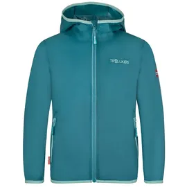 TROLLKIDS Regenjacke Trolltunga Türkis 116