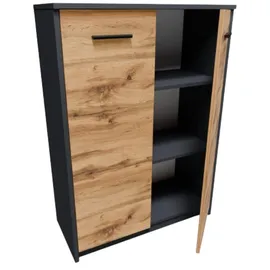 matkam Bürokommode 2D2P 108x77x35 grau