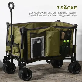 Outsunny Bollerwagen grün