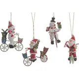 Kaemingk Dekohaenger Baumhaenger Nikolaus Schneemann Fahrraeder 4 Sort 4er Set