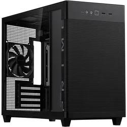 ASUS Prime AP201 Tempered Glass MicroATX Gehäuse schwarz