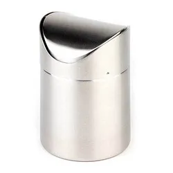 APS Tischmülleimer 0,7 l silber