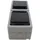 Buri 2 Fach Steckdose Klapp-Deckel Doppelsteckdose 16 A / 250 V / IP44 Aufputz grau, Variante:vertikal
