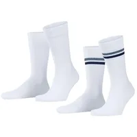 ESPRIT Herren Socken Tennis Stripe 2er Pack - blue - 43-46