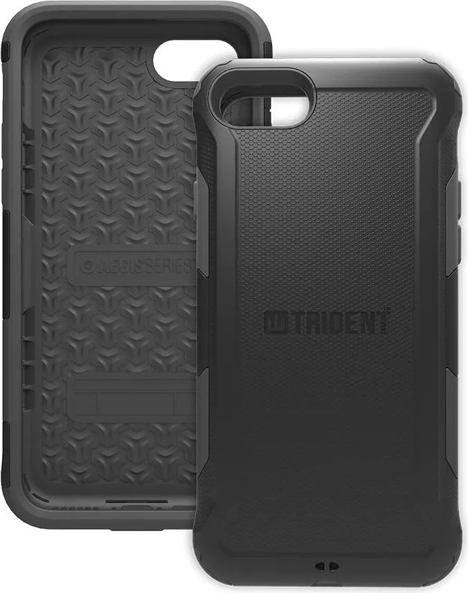 Trident Aegis Series Militär-Standard Schutzhülle für Apple iPhone 7 schwarz (iPhone 7), Smartphone Hülle, Schwarz