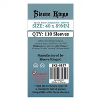 Sleeve Kings Space Base Kartenhüllen 40mm x 89mm (110 Stück)