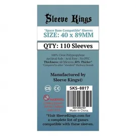 Sleeve Kings Space Base Kartenhüllen 40mm x 89mm (110 Stück)