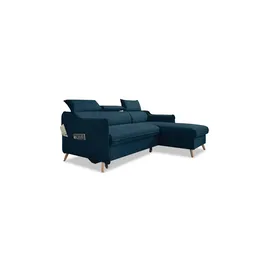 miuform Ecksofa mit Schlaffunktion Sweet Harmony ¦ blau ¦ Maße (cm): B: 228 H: 95