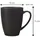 Maxwell & Williams Caviar Black Becher, Tasse, Kaffeetasse, Premium-Keramik, schwarz 400 ml AX0353, 10er Set