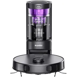 Eureka NER E10s anthrazit Saug-/Wischroboter mit Multi-Zyklonen-Absaugstation