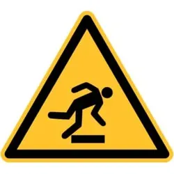 Eichner Warnschild Stolpergefahr 10 cm Alu