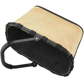 Reisenthel carrybag raffia black