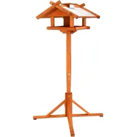 Posten bˆrse Vogelhaus mit Zinkdach und Ständer 1,55 Meter