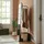 [en.casa] Garderobenspiegel Saden 165 x 40 x 51 cm Schwarz