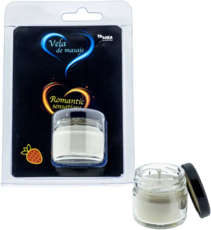 TALOKA - ERDBEER-MASSAGEKERZE