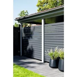 OSMO Sichtschutzelement 180 x 182 cm Anthrazit Aluminium