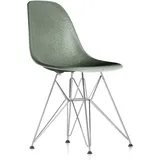 Vitra - Eames Fiberglass Side Chair DSR, verchromt / Eames sea foam green (Filzgleiter basic dark)