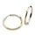 Boccia Titanium Creolen 0571-02 goldfarben Titan