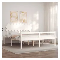 vidaXL Seniorenbett 180 x 200 cm Weiß