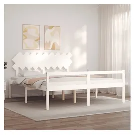 vidaXL Seniorenbett 180 x 200 cm Weiß