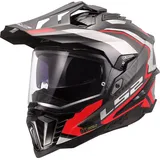 LS2 MX701 Explorer Carbon Frontier II Gloss Red, M