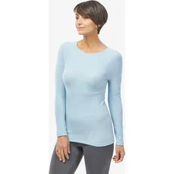 Skiunterwäsche Funktionsshirt Damen atmungsaktiv seamless - BL900 blau M