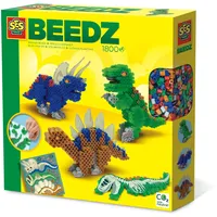 SES Creative Bügelperlen Dinos 20 x 20 x 4 cm