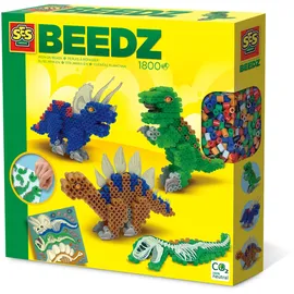 SES Creative Bügelperlen Dinos 20 x 20 x 4 cm