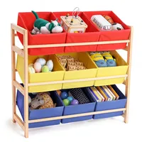 Tinyyo BELLE VOUS Spielzeug Aufbewahrungsschrank mit Körben - 3