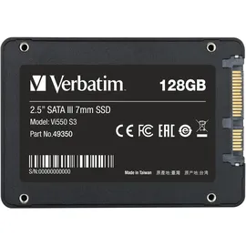 Verbatim Vi550 S3 128 GB 2,5''