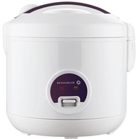 Reishunger Reiskocher - Reiskocher, 500 W, Mit Dampfgarfunktion & Warmhaltefunktion lila|weiß