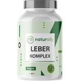 naturally Leber Komplex | mit Mariendistel, Artischocke, Löwenzahn, Cholin, Desmodium 125 St Kapseln